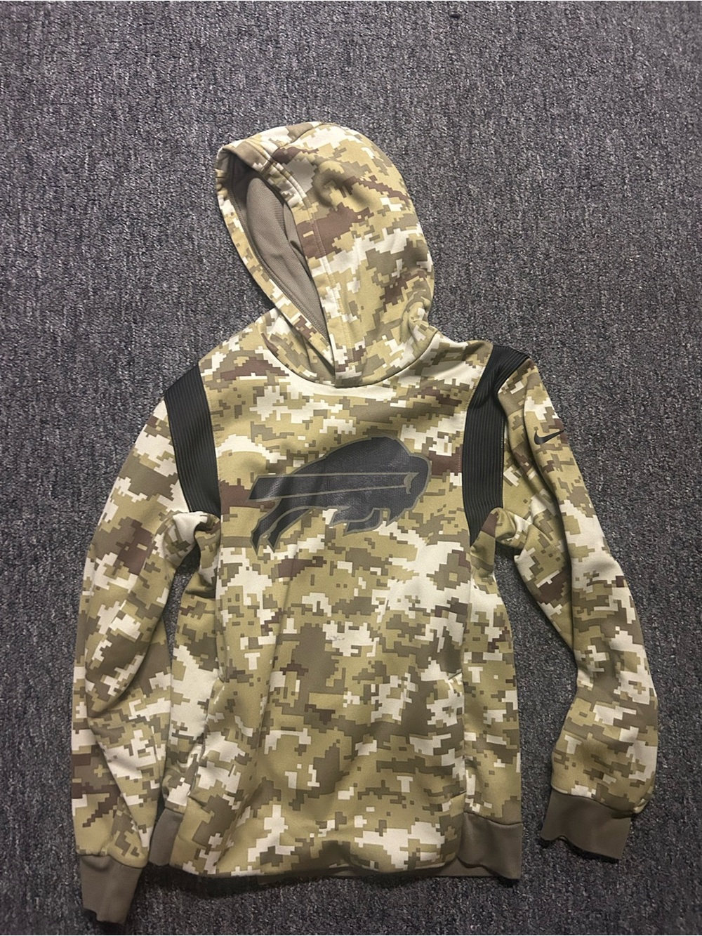 Kids Nike Buffalo Bills Salute to Service Hoodie Dri Fit Sz L Large